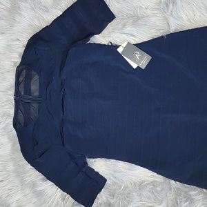 Adrianna Papell A-Line Banded Mini Dress